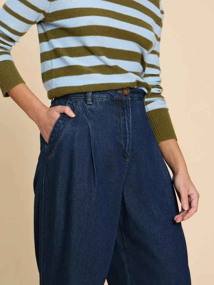 Women JEANS White Stuff Kerry Wide Leg Denim Trouser Dk Denim Women JEANS White Stuff Kerry Wide Leg Denim Trouser Dk Denim