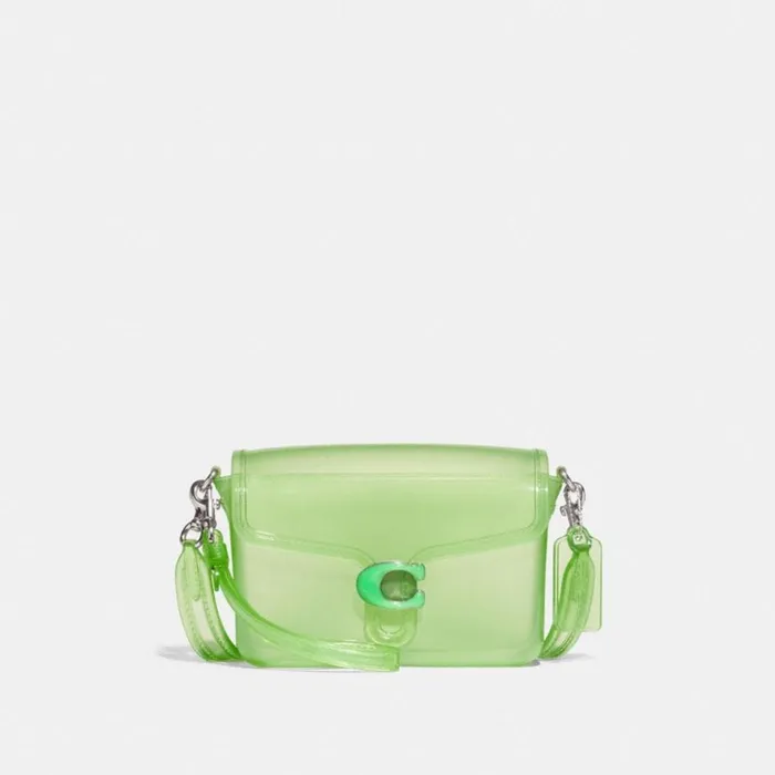 Women Jelly Tabby Silvergreen Coach Crossbody Bags