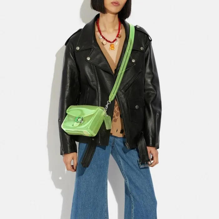 Women Jelly Tabby Silvergreen Coach Crossbody Bags