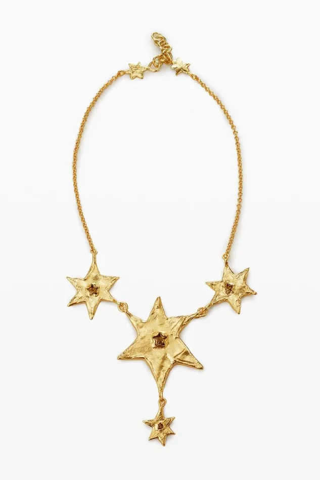 Women Jewellery Desigual Zalio Chain Necklace With Hanging Stars