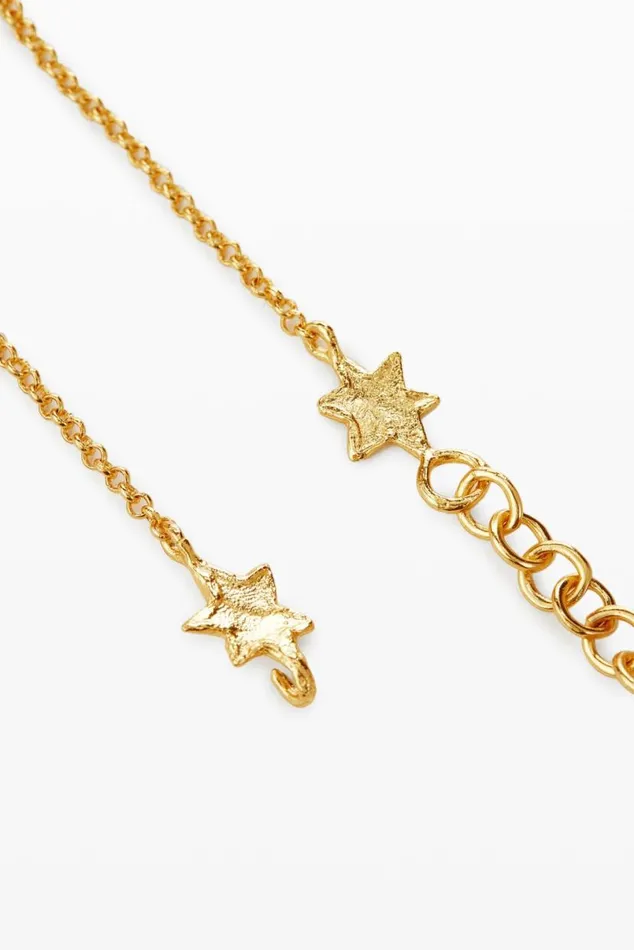 Women Jewellery Desigual Zalio Chain Necklace With Hanging Stars