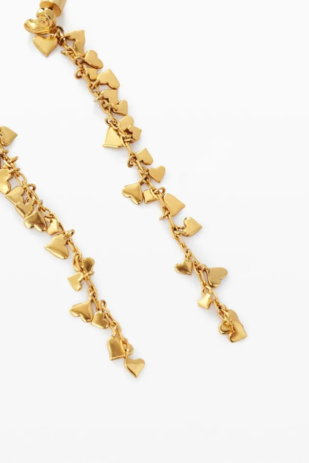 Women Jewellery Desigual Zalio Goldplated Cascade Earrings