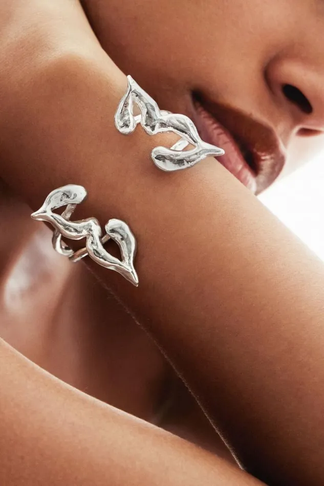Women Jewellery Desigual Zalio Silver Plated Butterfly Bracelet