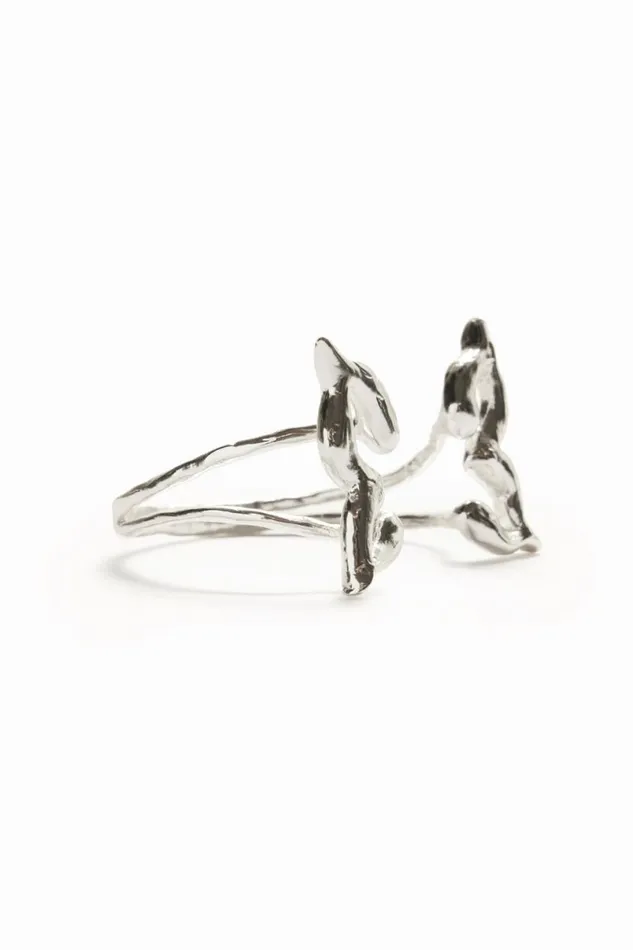 Women Jewellery Desigual Zalio Silver Plated Butterfly Bracelet