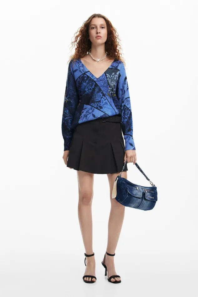 Women Jumpers Desigual Arty Print Sweater
