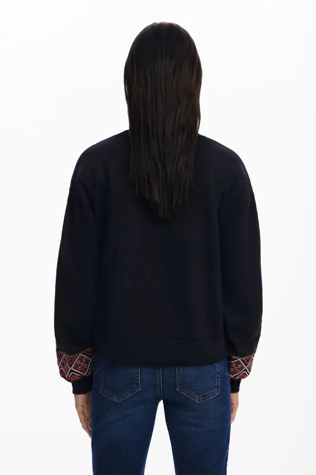 Women Jumpers Desigual Ethnic Sweatshirt