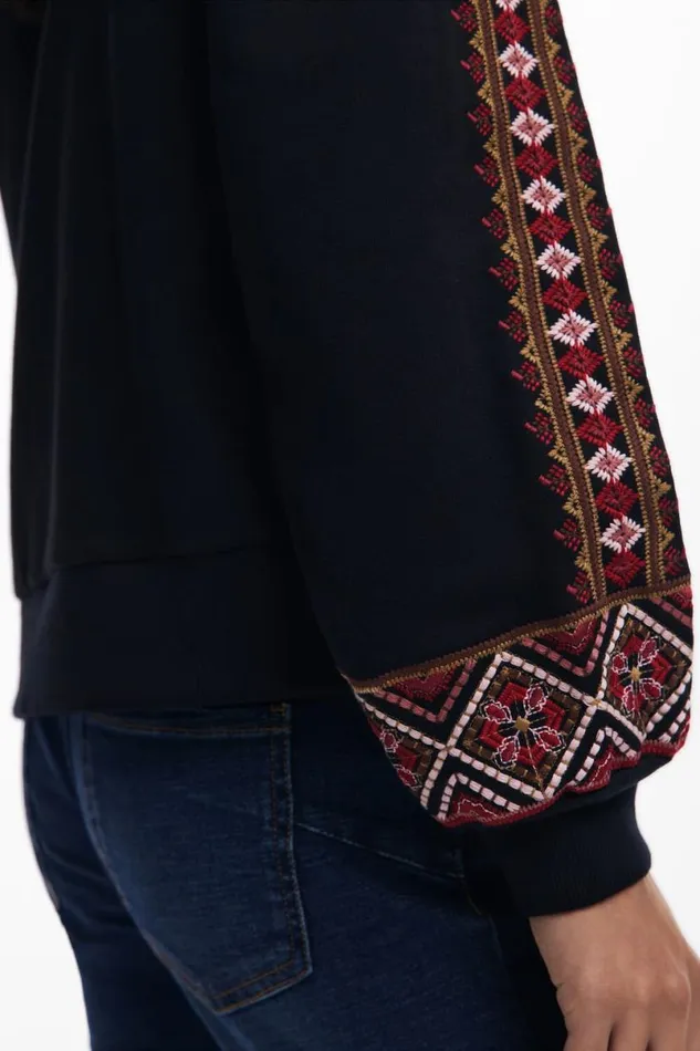 Women Jumpers Desigual Ethnic Sweatshirt