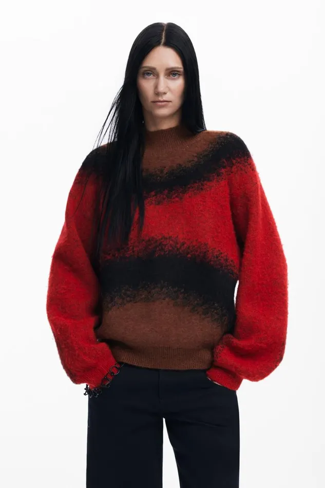 Women Jumpers Desigual Maitrepierre Gradient Sweater
