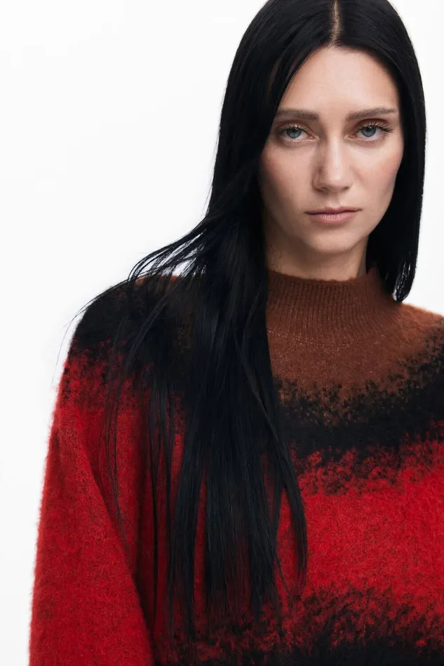 Women Jumpers Desigual Maitrepierre Gradient Sweater