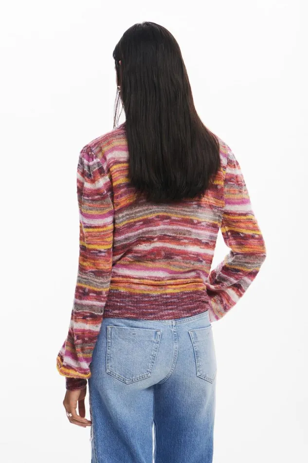 Women Jumpers Desigual Striped Sweater