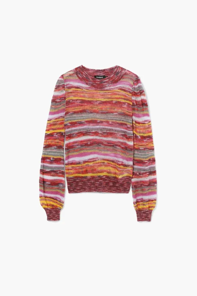 Women Jumpers Desigual Striped Sweater