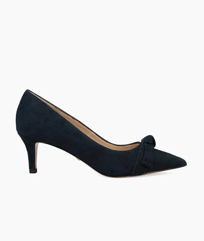 Women Keesa Low Heel 8211 Midnight Pelle Moda Low Heels