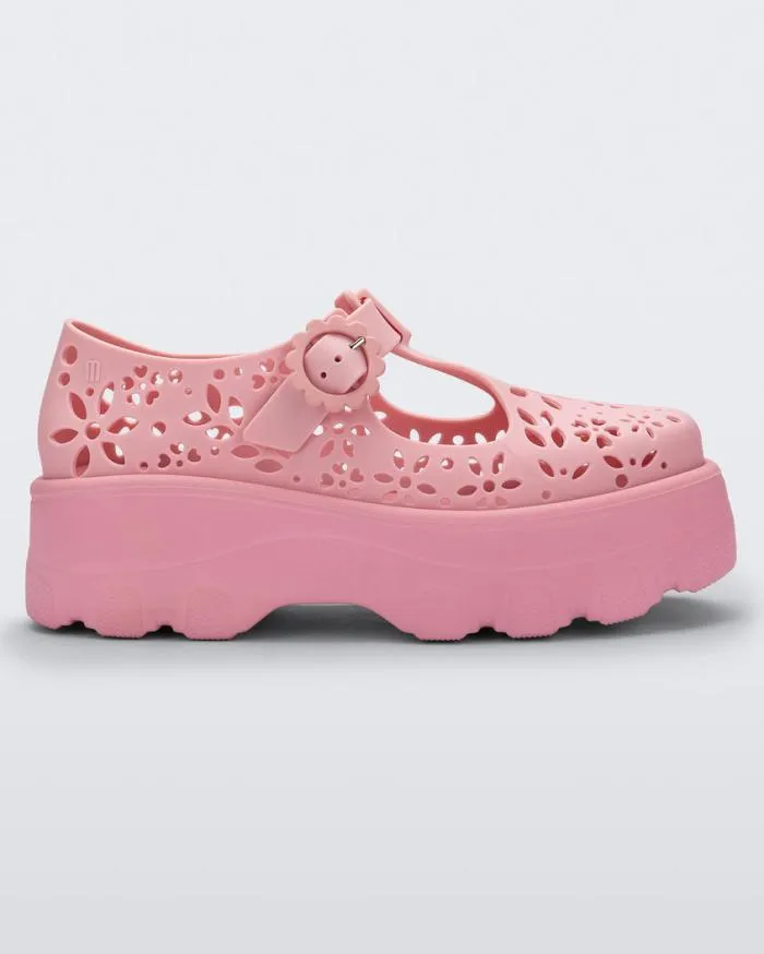 Women Kick Off Lace Pink Melissa Platforms