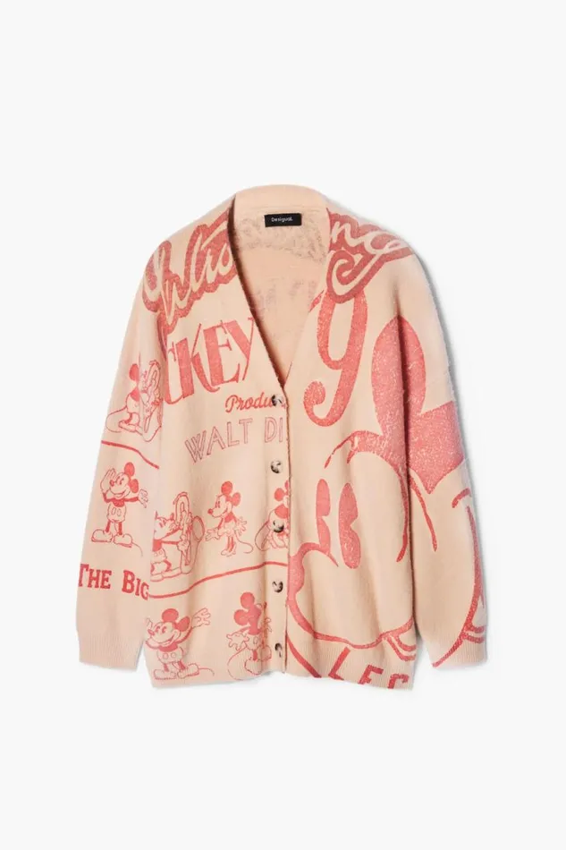 WomenKids Jumpers Desigual Mickey Cardigan