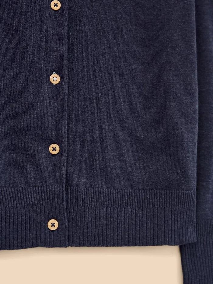 Women KNITWEAR White Stuff Lulu Crew Neck Cardigan Dark Navy Women KNITWEAR White Stuff Lulu Crew Neck Cardigan Dark Navy