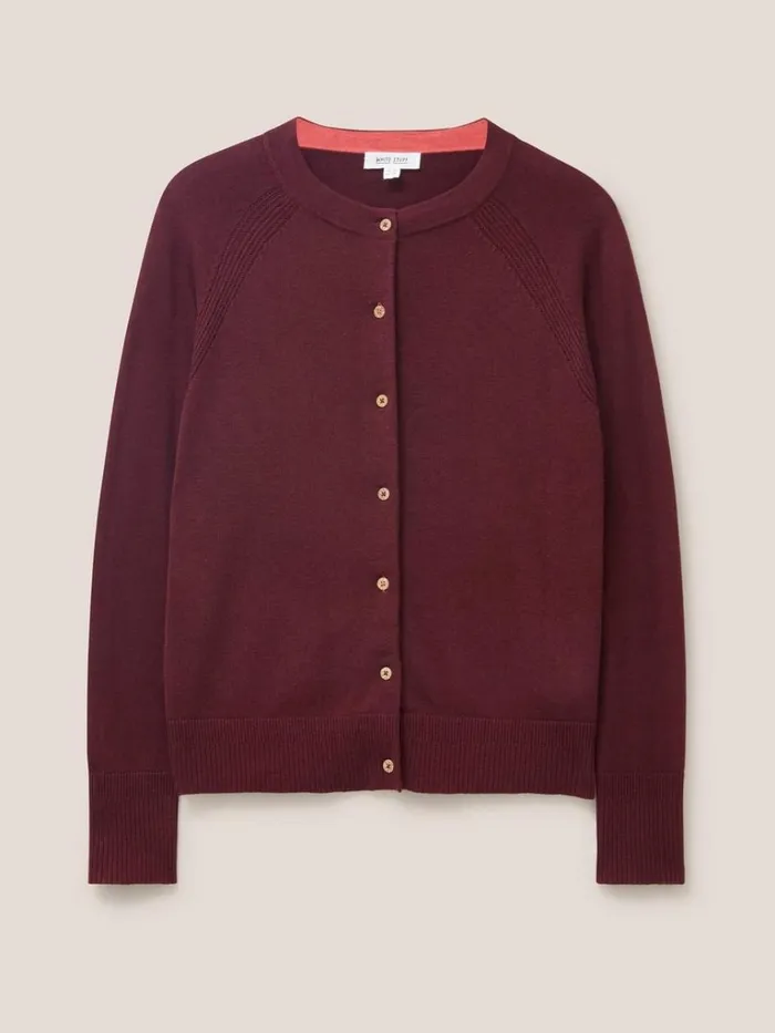 Women KNITWEAR White Stuff Lulu Knit Cardigan Dk Plum