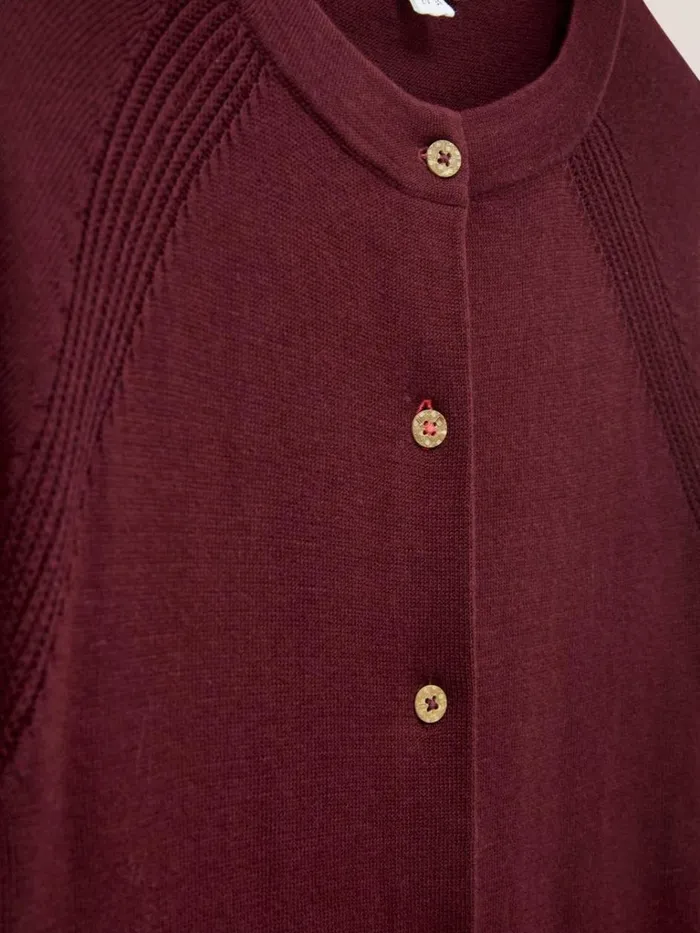 Women KNITWEAR White Stuff Lulu Knit Cardigan Dk Plum