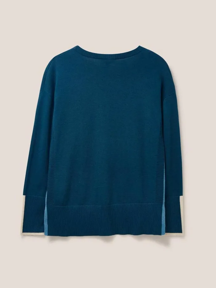 Women KNITWEAR White Stuff Olive Knitted Jumper Dk Teal Women KNITWEAR White Stuff Olive Knitted Jumper Dk Teal