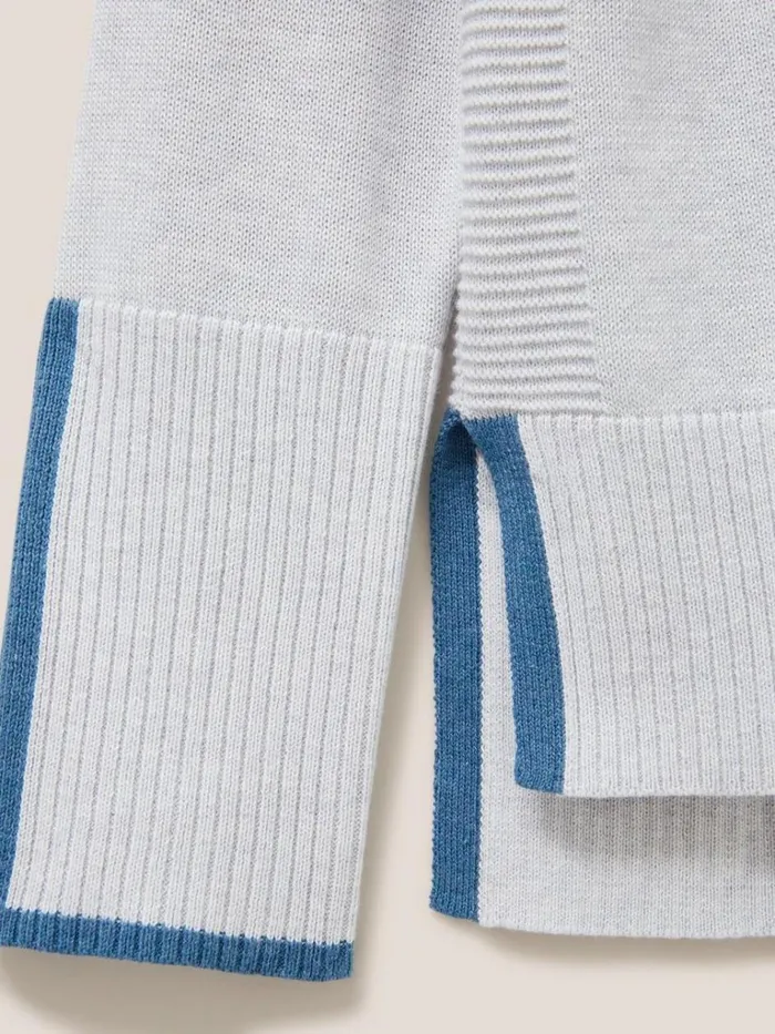Women KNITWEAR White Stuff Olive Knitted Jumper Light Grey Women KNITWEAR White Stuff Olive Knitted Jumper Light Grey