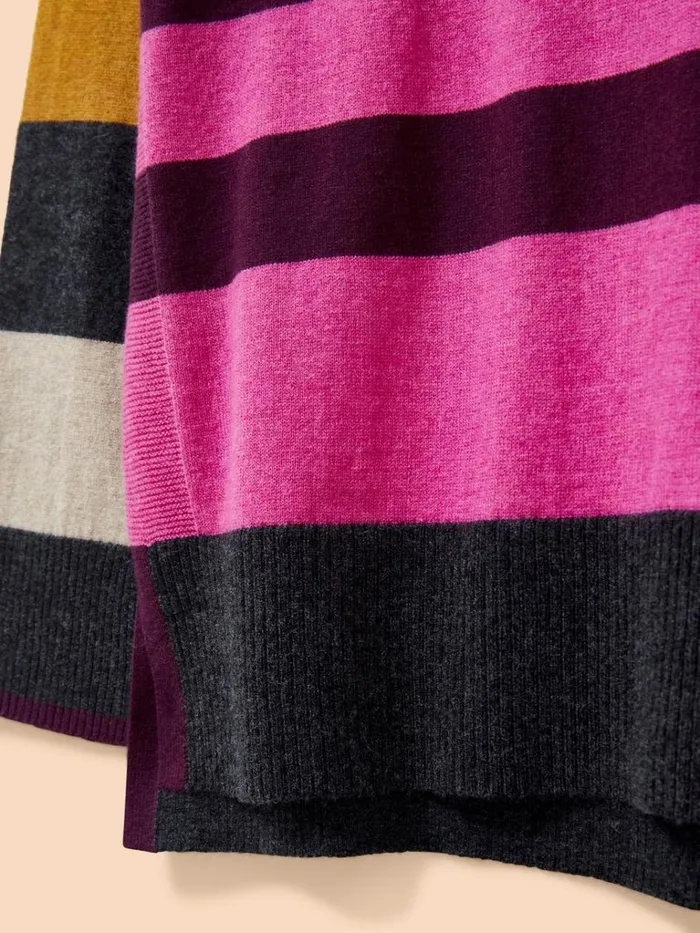 Women KNITWEAR White Stuff URBAN COLOURBLOCK JUMPER Grey Multi