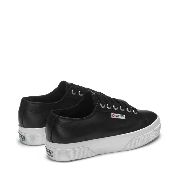 Women Lady Shoes Woman 2740 PLATFORM NAPPA Wedge BLACKWHITE Superga Platform