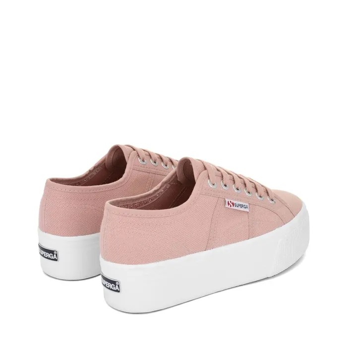 Women Lady Shoes Woman 2790 PLATFORM Wedge PINK SMOKE Superga Platform