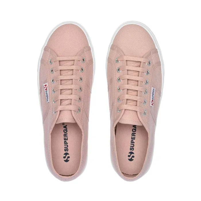 Women Lady Shoes Woman 2790 PLATFORM Wedge PINK SMOKE Superga Platform
