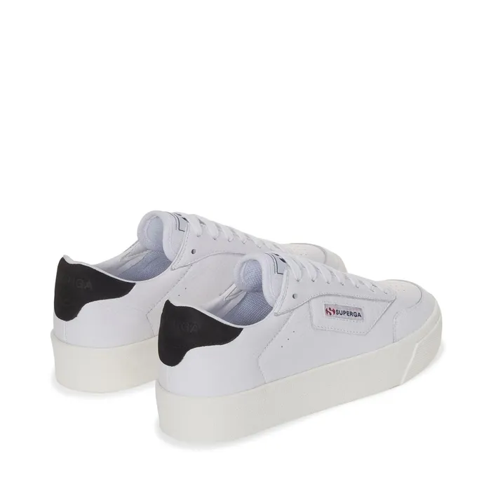 Women Lady Shoes Woman 3854 COURT PLATFORM Wedge WHITEBRISTOL BLACKFAVORIO Superga Platform