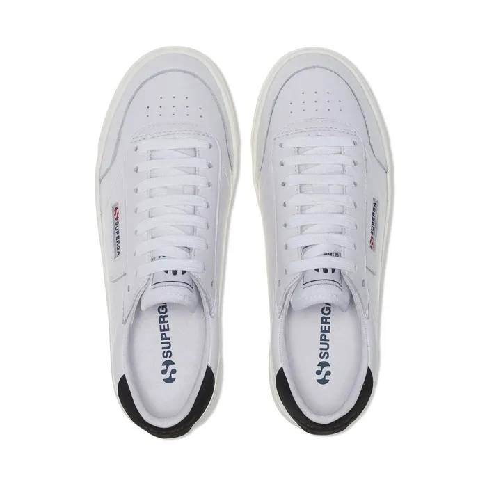 Women Lady Shoes Woman 3854 COURT PLATFORM Wedge WHITEBRISTOL BLACKFAVORIO Superga Platform