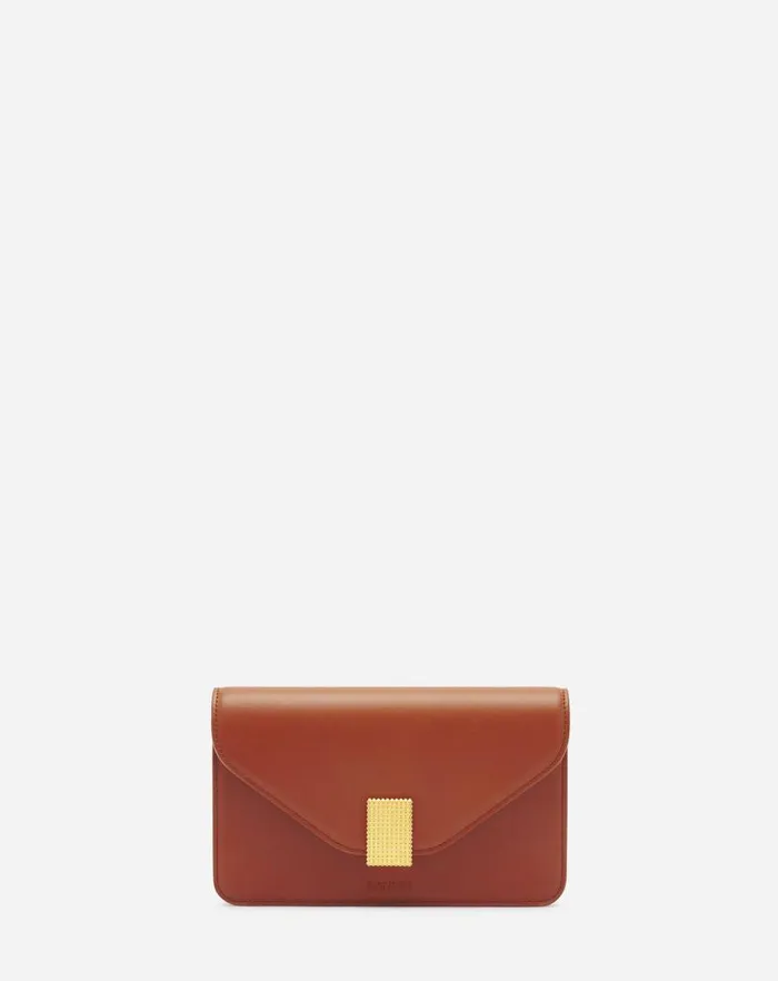 Women Lanvin Concerto Concerto Leather Wallet Tan