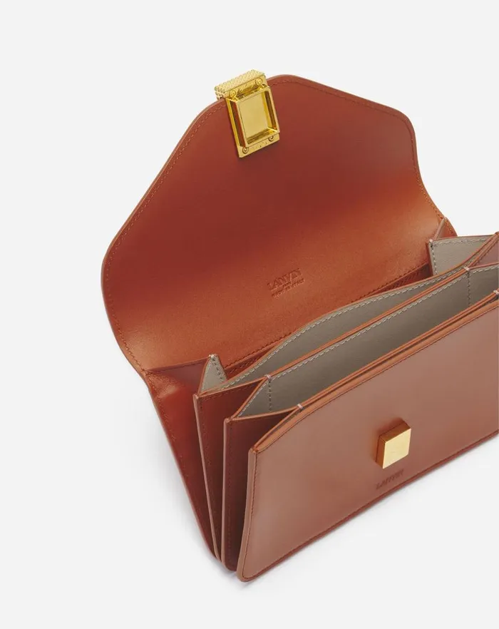 Women Lanvin Concerto Concerto Leather Wallet Tan