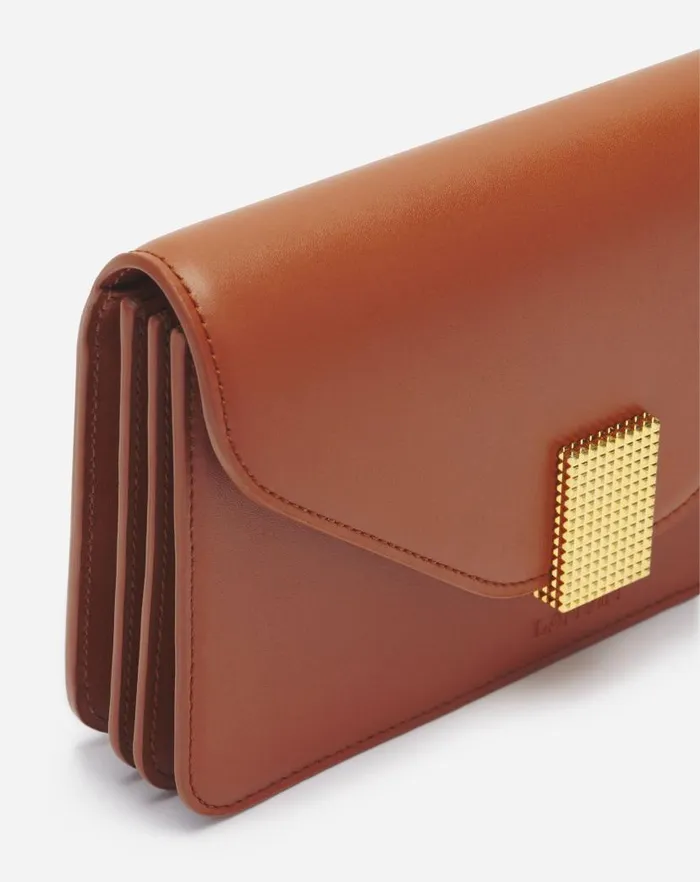 Women Lanvin Concerto Concerto Leather Wallet Tan