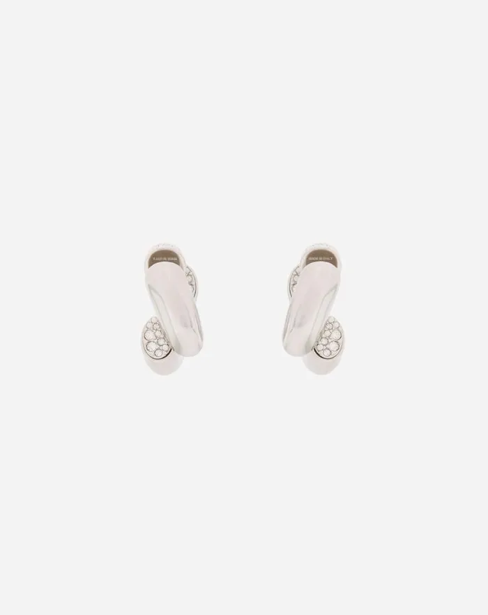 Women Lanvin Jewelry Sequence By Lanvin Rhinestone Earrings Silvercrystal