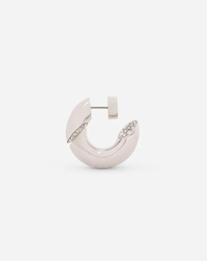 Women Lanvin Jewelry Sequence By Lanvin Rhinestone Earrings Silvercrystal
