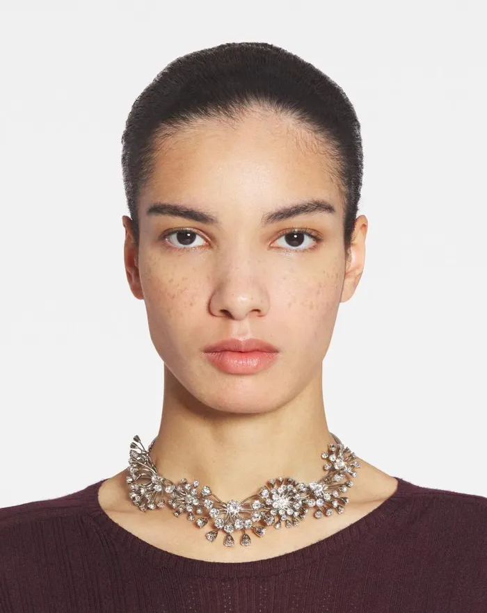 Women Lanvin Jewelry Traviata By Lanvin Necklace Silvercrystal