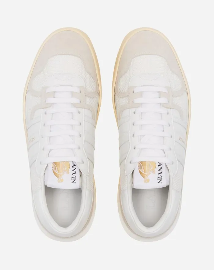 Women Lanvin Sneakers Clay Low Top Sneakers White