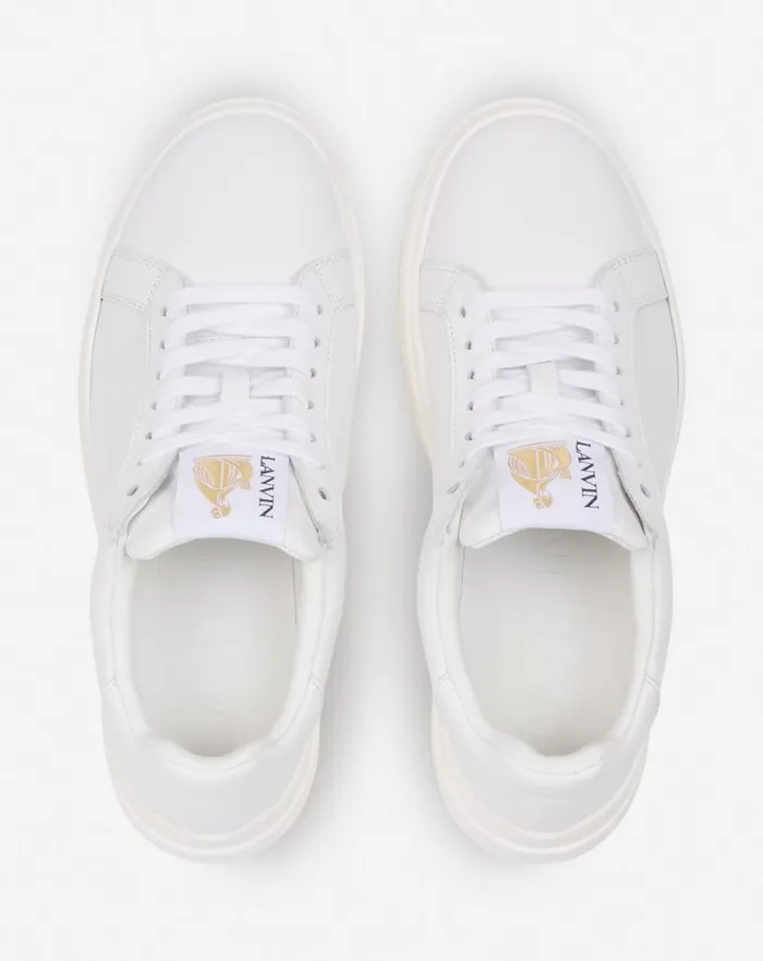 Women Lanvin Sneakers Ddb0 Leather Platform Sneakers Whitewhite Women Lanvin Sneakers Ddb0 Leather Platform Sneakers Whitewhite