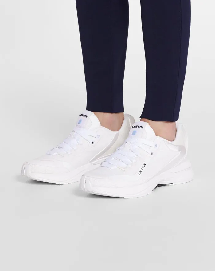 Women Lanvin Sneakers Li Mesh Sneakers Whitewhite