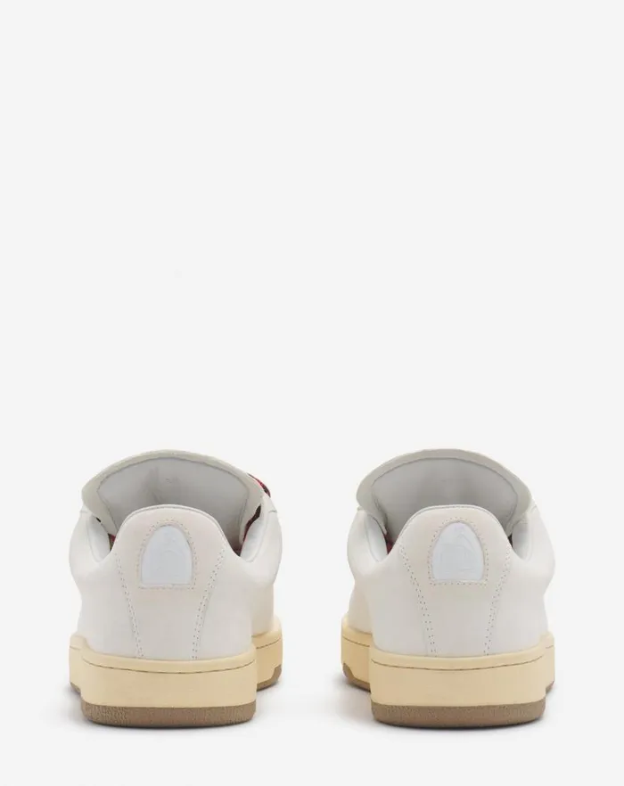Women Lanvin Sneakers Suede Lite Curb Sneakers White