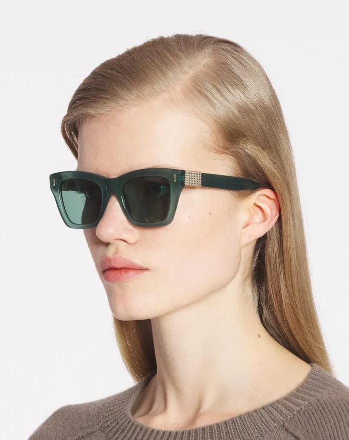 Women Lanvin Sunglasses Concerto Sunglasses Dark Jade Women Lanvin Sunglasses Concerto Sunglasses Dark Jade