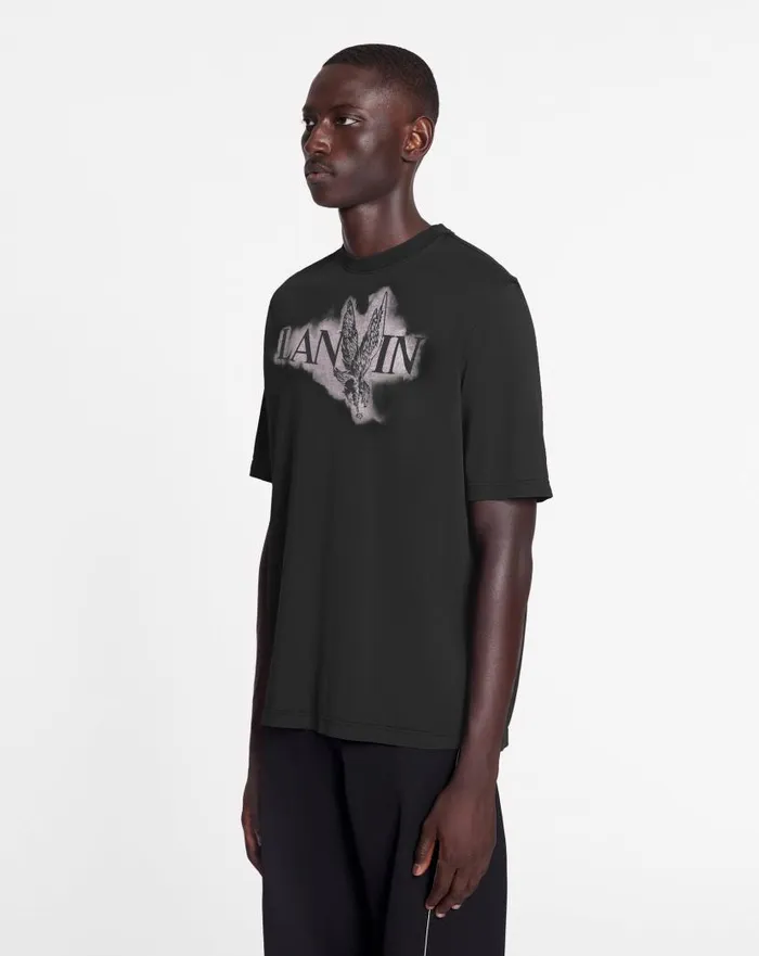 Women Lanvin TShirts and Sweatshirts Lanvin X Future Classic Eagle Print Tshirt Black Women Lanvin TShirts and Sweatshirts Lanvin X Future Classic Eagle Print Tshirt Black