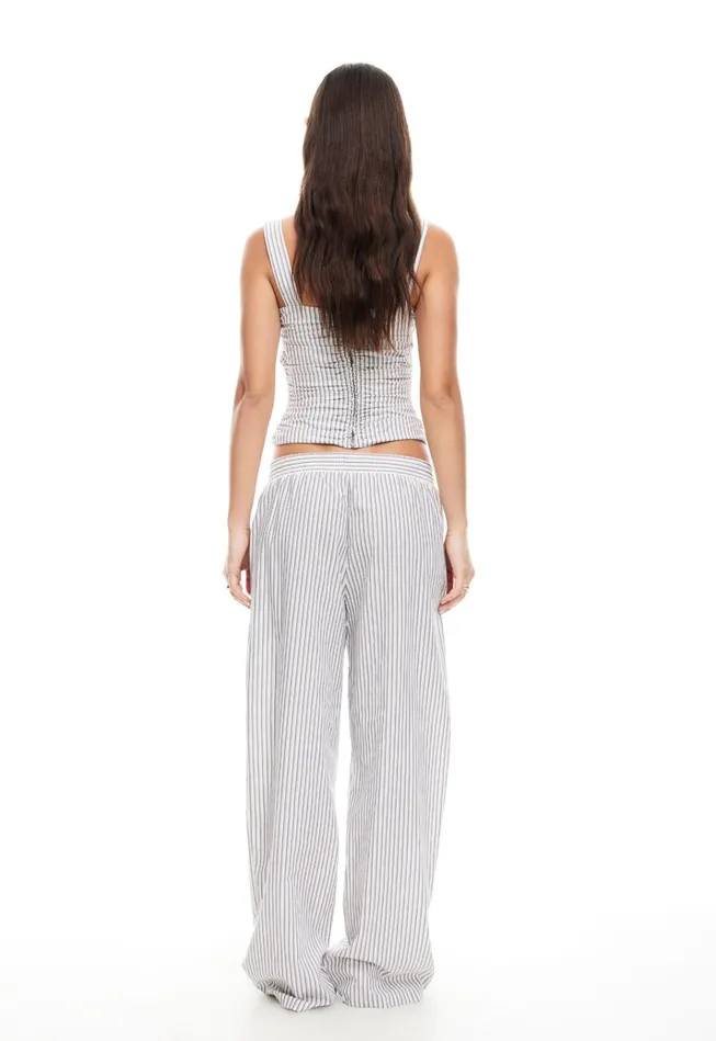 Women Lioness Fashion Bottoms COBAIN PANT Ivory Multi Stripe Women Lioness Fashion Bottoms COBAIN PANT Ivory Multi Stripe