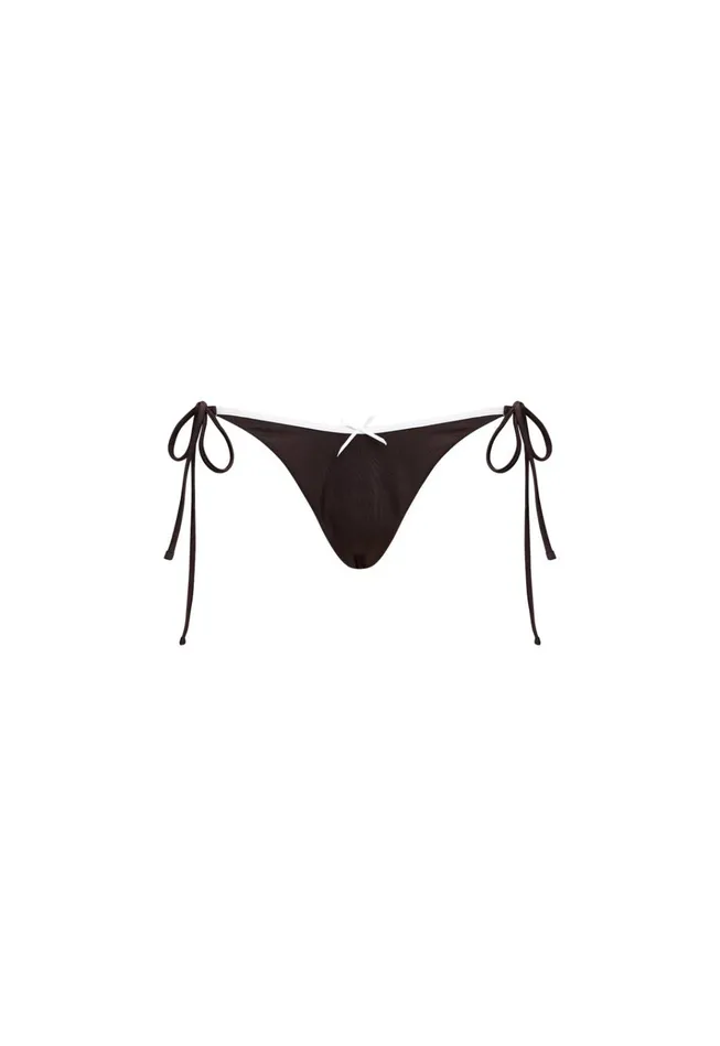 Women Lioness Fashion Bottoms RIO TIE BOTTOM Brown Contrast