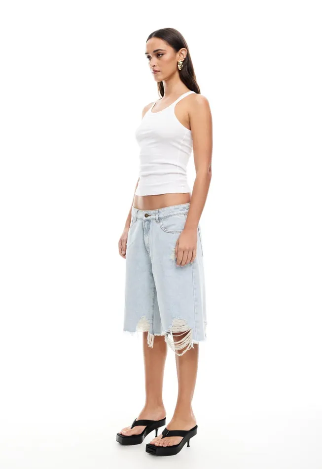 Women Lioness Fashion Denim BANKS JORT Light Denim Women Lioness Fashion Denim BANKS JORT Light Denim