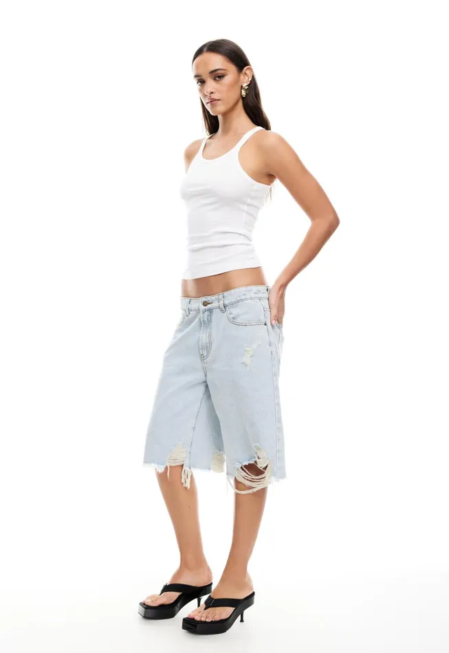 Women Lioness Fashion Denim BANKS JORT Light Denim Women Lioness Fashion Denim BANKS JORT Light Denim
