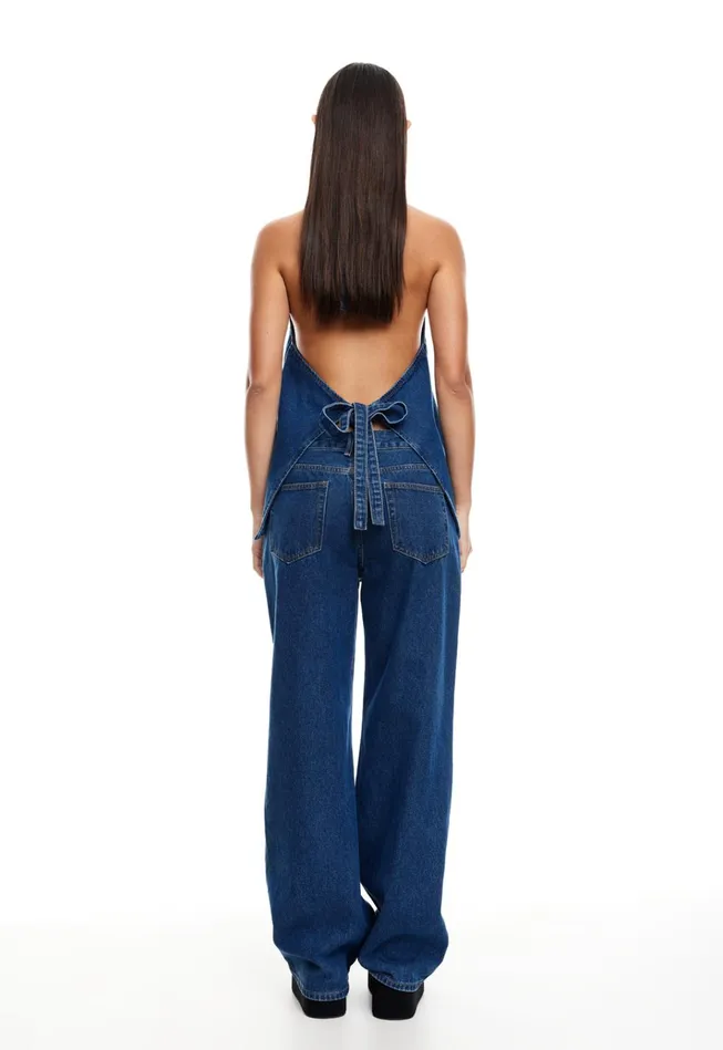 Women Lioness Fashion Denim HILLS HALTER Dark Denim