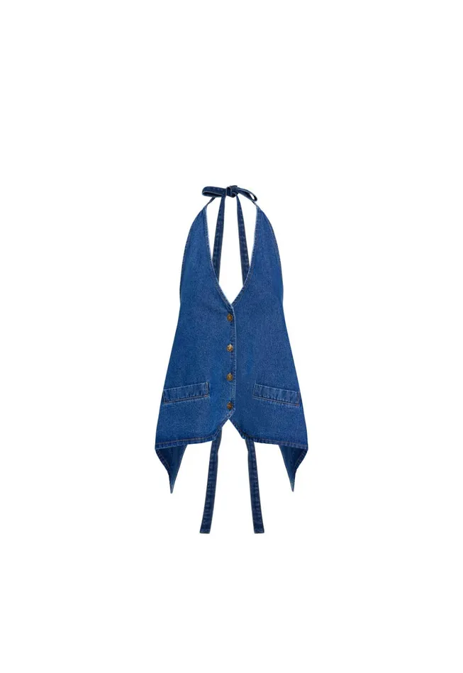 Women Lioness Fashion Denim HILLS HALTER Dark Denim