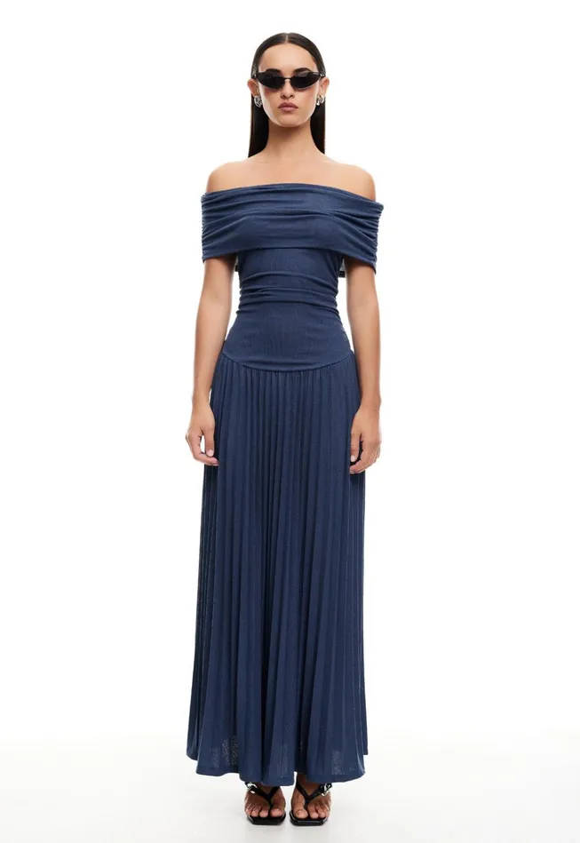 Women Lioness Fashion Dresses FIELD OF DREAMS MAXI Navy Women Lioness Fashion Dresses FIELD OF DREAMS MAXI Navy