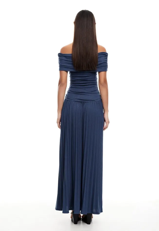 Women Lioness Fashion Dresses FIELD OF DREAMS MAXI Navy Women Lioness Fashion Dresses FIELD OF DREAMS MAXI Navy