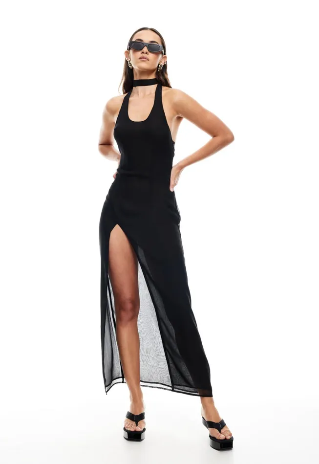 Women Lioness Fashion Dresses WESTWOOD MAXI DRESS Onyx
